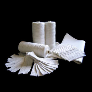 Ceramic fiber textile